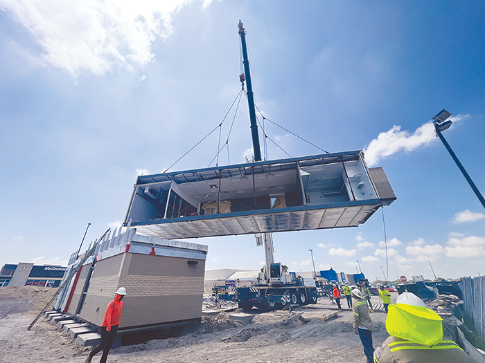 Frey-Moss' systems-built modular retail project brought to life for ...